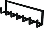 [en.casa] Wandgarderobe, Schwarz, Metall, 75x20x10 cm, Garderobe,...