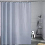 Duschvorhang, Blau, Textil, 200x240 cm, Badtextilien, Duschvorh&auml;nge