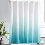 Duschvorhang, T&uuml;rkis, Textil, 200x200 cm, Badtextilien, Duschvorh&auml;nge