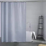 Duschvorhang, Blau, Textil, 150x180 cm, Badtextilien, Duschvorh&auml;nge