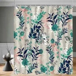 Duschvorhang, Mehrfarbig, Textil, 180x200 cm, Badtextilien, Duschvorh&auml;nge