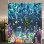 Duschvorhang, Mehrfarbig, Textil, 180x200 cm, Badtextilien, Duschvorh&auml;nge
