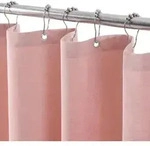 Duschvorhang, Rosa, Textil, 122x182 cm, Badtextilien, Duschvorh&auml;nge