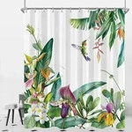 Duschvorhang, Mehrfarbig, Textil, 180x200 cm, Badtextilien, Duschvorh&auml;nge