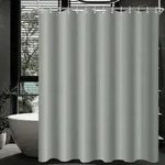 Duschvorhang, Grau, Textil, 160x160 cm, Badtextilien, Duschvorh&auml;nge