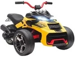 Aiyaplay Kinder-Elektroquad, Gelb, Kunststoff, 74x63x113 cm, unisex, Spielzeug,