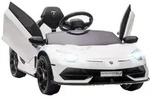Homcom Elektroauto, Wei&szlig;, Metall, 63x42x107.5 cm, Spielzeug, Kinderspielzeug,