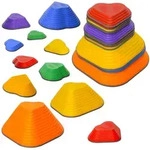 Aiyaplay Balance-Trittsteine,, Mehrfarbig, Kunststoff, 39x20x42 cm, Spielzeug,
