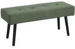 Homcom Sitzbank, Gr&uuml;n, Kunststoff, 36x45x100 cm, Wohnzimmer, Hocker, Sitzhocker