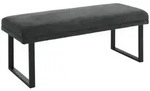 MCW Sitzbank, Dunkelgrau, Textil, 120x49x44 cm, Esszimmer, B&auml;nke, Sitzb&auml;nke