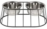 Wondermake Hundenapf, Silber, Metall, Essen & Trinken, Geschirr, Schalen &