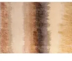 wash+dry Flachwebeteppich Bronze Bands, Braun, Textil, Farbverlauf, rechteckig,