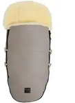 Kaiserbaby Lammfell-Fusssack, Greige, Fell, 44x95 cm, unisex, Baby on Tour,