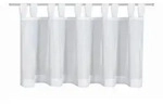 Kurzgardine, Wei&szlig;, Textil, Streifen, 145x50 cm, Wohntextilien, Gardinen &...