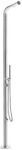 Beliani Freistehende, Silber, Metall, 57x230x17 cm, Freizeit, Pools und...
