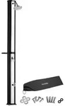 tectake Solardusche, Schwarz, Silber, Kunststoff, 18x217x44.5 cm, Freizeit,...