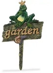 Relaxdays Gartenstecker, Mehrfarbig, Metall, 15.5x27.5x0.5 cm, Gartenzubeh&ouml;r