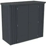 Plats Outdoor solution Ger&auml;teschrank, Grau, Kunststoff, 76x25x198 cm, Aufbewahrung &