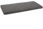 Sitzkissen, Grau, Silber, Textil, F&uuml;llung: Schaumstoff, 80x4x38 cm, Goldenes...