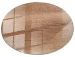 Tulup Tischplatte, Braun, Glas, Rund, 80x80x0.4 cm, Esszimmer, Tische,...