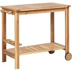 Beliani Teewagen, Hellbraun, Holz, Rechteckig, 47x74x90 cm, Esszimmer,...