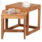 Mr. Deko Beistelltisch, Natur, Holz, Uni, einzeln...