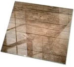 Tulup Tischplatte, Dunkelbraun, Glas, Quadratisch, 60x60x0.4 cm, Esszimmer,...