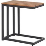 Beliani Beistelltisch, Hellbraun, Schwarz, Kunststoff, 35x59x60 cm,...