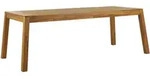 Beliani Gartentisch, Hellbraun, Holz, Quadratisch, 90x77x210 cm, Gartenm&ouml;bel,