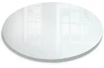 Tulup Tischplatte, Transparent, Glas, Rund, 70x0.4x70 cm, Esszimmer, Tische,
