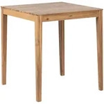 Beliani Bistrotisch, Hellbraun, Holz, Akazie, 2-Sitzer, Quadratisch, 70x75x70...