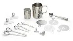 Echtwerk Kaffeeset, Silber, Metall, 23-teilig, 600 ml, Essen & Trinken, Geschirr,
