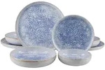 Creatable Tafelservice Uno, Blau, Wei&szlig;, Keramik, 8-teilig, Essen & Trinken,