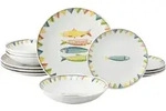 Creatable Tafelservice Sardinhas, Mehrfarbig, Keramik, 12-teilig, Essen &...