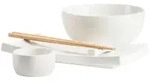 M&auml;ser Chinesisches Tokio Nights, Wei&szlig;, Keramik, 10-teilig, Essen & Trinken,