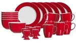 Ritzenhoff Breker Fr&uuml;hst&uuml;cksservice, Rot, Keramik, 24-teilig, 2x2x2 cm, Essen &