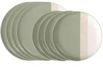 Villeroy & Boch Tafelservice PastelPop Green, Creme, Beige, Salbeigr&uuml;n,...