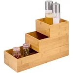 bremermann Gew&uuml;rzaufbewahrungsboxen, Braun, Holz, 38x15x7.5 cm,...