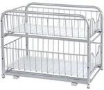 Servierwagen, Silber, Metall, 36.5x31.5x21 cm, Esszimmer, Barm&ouml;bel, Barwagen