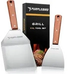 Grillspachtel, Braun, Metall, 15.6x4.9x36.6 cm, Grills & Outdoor-K&uuml;chen,