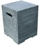 Elementi Abdeckung, Grau, Stein, 45x58x45 cm, Freizeit, Campingzubeh&ouml;r, Feuerschalen