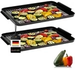 bremermann Grillplatte, Schwarz, Metall, 29.5x3x25.5 cm, Grills &...
