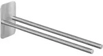 Handtuchhalter, Silber, Metall, 13x7.5x40 cm, Badaccessoires,...