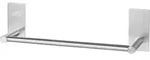 Handtuchhalter, Silber, Metall, 9.5x6x30 cm, Badaccessoires, Waschplatzzubeh&ouml;r,