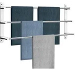 Handtuchstange, Mehrfarbig, Metall, 30x20x60 cm, Badaccessoires,...