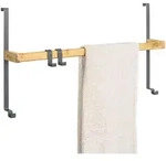 eluno T&uuml;r-H&auml;ngeregal,, Grau, Holz, 65x36x9 cm, Badaccessoires,...