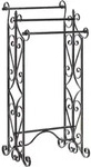 Beliani Handtuchst&auml;nder, Schwarz, Metall, 27x90x34 cm, Badaccessoires,