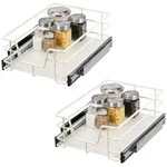 bremermann Teleskopschubladen, Chrom, Creme, Metall, 37x14x44 cm,...