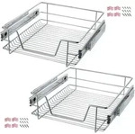 tectake Teleskopschublade, Grau, Metall, 47x14x44 cm, Schlafzimmer,...