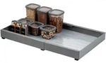bremermann Teleskopschublade,, Grau, Metall, 67x6x42 cm, Schlafzimmer,